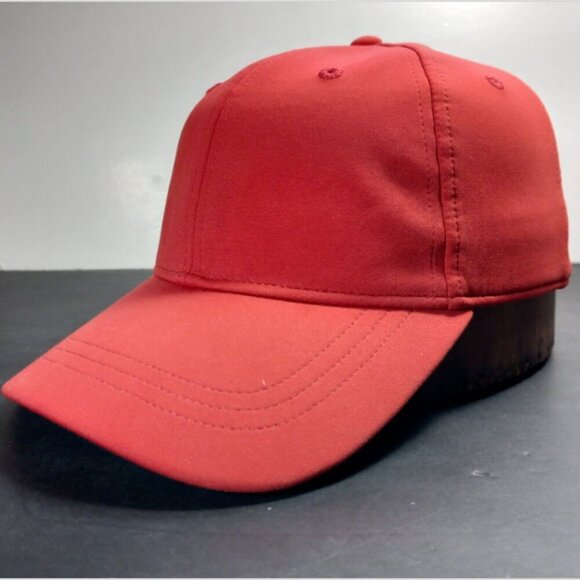 lululemon Ball Cap Hat Tomato Red Lined Adjustable Unisex - Picture 2 of 10